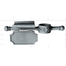 Single Collar-Style Bracket/ Small Address Plaque Single Collar-Style Bracket/ Small Address Plaque